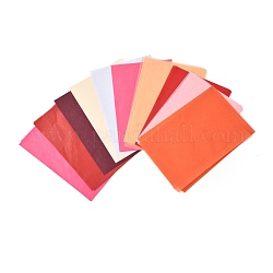 Цветная папиросная бумага, подарочная упаковка бумаги, прямоугольные, разноцветные, 210x140 мм, 100 шт / пакет