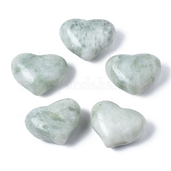 Natürlicher neuer Jade-Herz-Palmenstein, Taschenstein für energieausgleichende Meditation, 19~21x25~26x10~13 mm