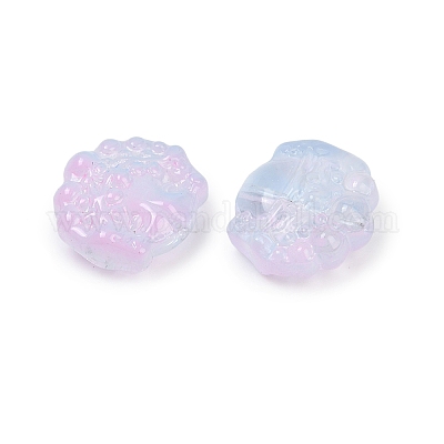 Прозрачные стеклянные бусины DGLA-E004-11D-1