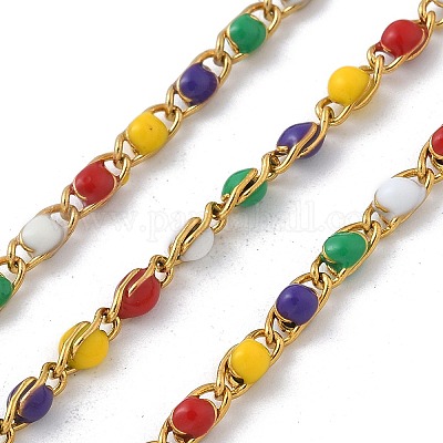 Ионное покрытие (ip) звеньевая цепь из нержавеющей стали 304 CHS-A014-02G-05-1