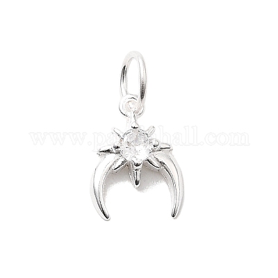 925 стерлинговый серебристый микроформованный кубический цирконий STER-D309-01A-S-1