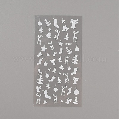 Рождественские самоклеящиеся праздничные наклейки для домашних животных DIY-WH0349-80C-02-1