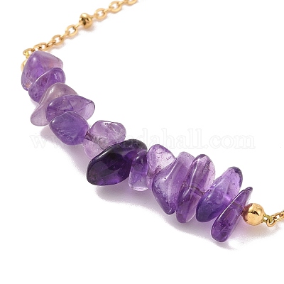 Браслет из звеньев из бусин из смеси натуральных смешанных драгоценных камней BJEW-JB09419-1