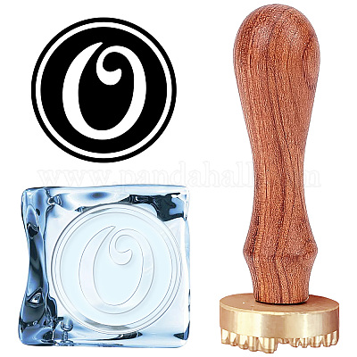 1 шт. головка штампа из латуни золотистого тона DIY-CP0008-06O-1