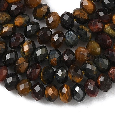 Трехцветные нити из натурального тигрового глаза G-D344-A20-01-1