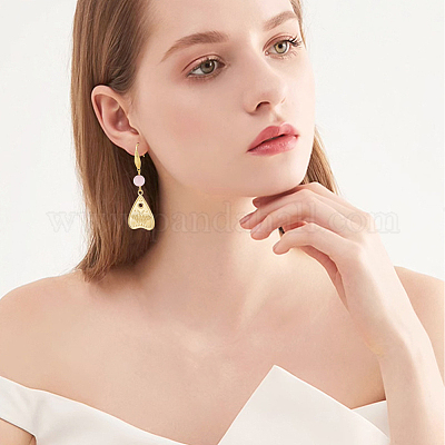 100 шт. 2-х цветные крючки для сережек из нержавеющей стали 316 STAS-BBC0004-89-1