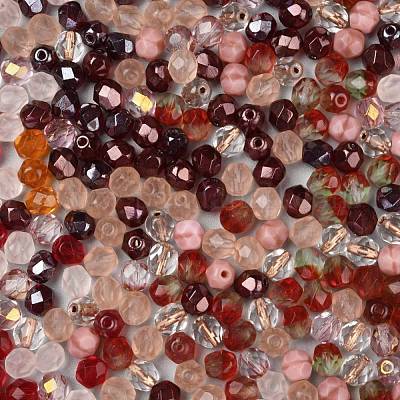 Perles de verre tchèques polies au feu&nbsp;LAMP-O017-151-R1M6-1
