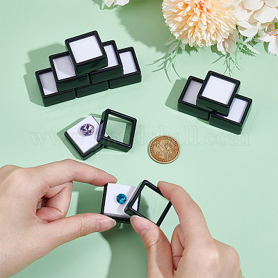 Пластиковые коробки для хранения бриллиантов CON-WH0089-72B-1