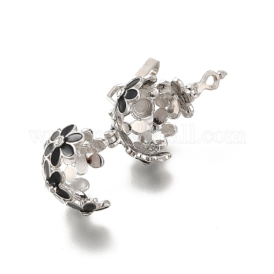 Подвески из бисера со стразами из сплава ENAM-M047-04P-A-1