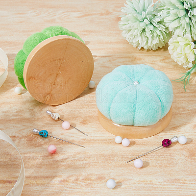 2шт. бархатная игольница 2-х цветов DIY-DC0002-02-1