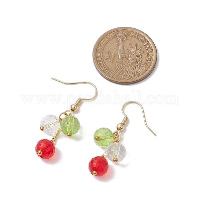 Серьги-подвески из нержавеющей стали 304 EJEW-JE06036-1