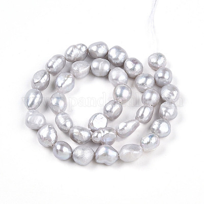 Нити из натурального культивированного пресноводного жемчуга PEAR-N014-09B-01-1