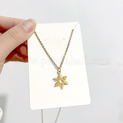 Рождественские подвески из нержавеющей стали 304 с цепочкой и кабелем NG7275-4-1