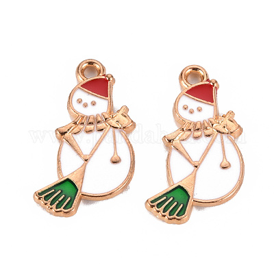 Подвески из экологически чистого сплава с эмалью ENAM-T011-63-NR-1