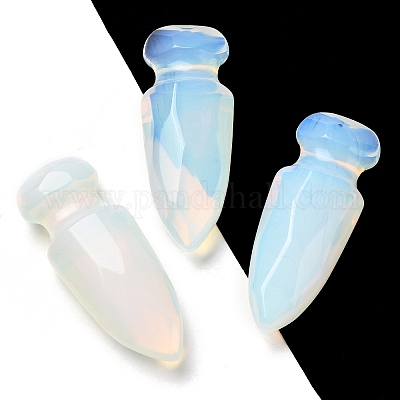 Синтетический опалито дисплей резной меч модель орнамент DJEW-C019-02E-1