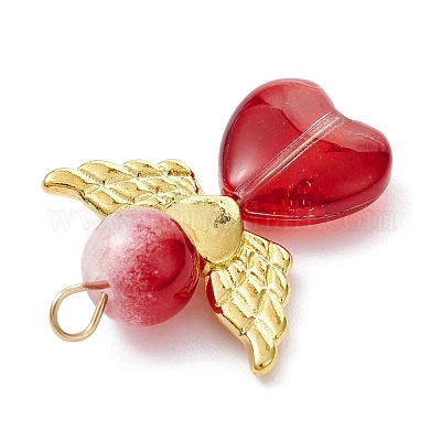 Подвеска из стеклянных бусин разных цветов PALLOY-JF02272-01-1