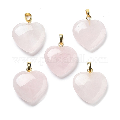 Природного розового кварца подвески G-G956-B05-G-1