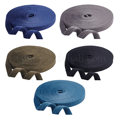 5 пакетик 5-х цветной бархатной ленты OCOR-AR0001-54C-1