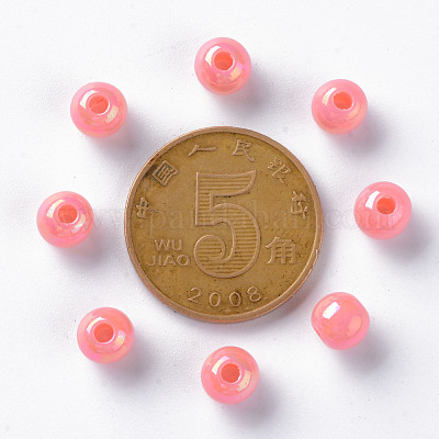 Непрозрачные акриловые бусины MACR-S370-D6mm-A04-1