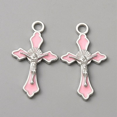 Подвески из эмали и сплава&nbsp;ENAM-WH0057-22E-1