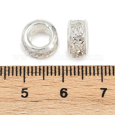 Латунные бусины со стразами &nbsp;KK-U071-02C-01S-1