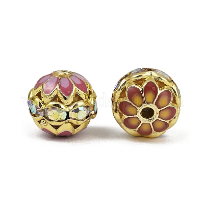 Латунь эмаль бисера KK-L236-01C-G-1