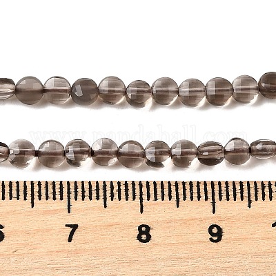 Натуральные ледяные обсидиановые бусинки G-C179-A4MM-11-1-1