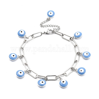 Браслеты с эмалью из сплава сглаза оптом - Ru.Pandahall.com