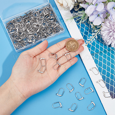 Фурнитура для сережек-гвоздиков из нержавеющей стали 304 STAS-SP0001-04A-1