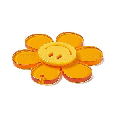 Прозрачные акриловые большие подвески OACR-P012-A01-1