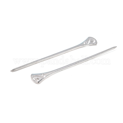 Накладки на волосы из тибетского сплава&nbsp;LS-OHAR-WH0016-06B-S-1