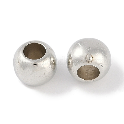 Пластиковые круглые бусины ccb ALUM-U001-07B-06-1