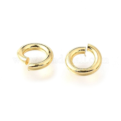 Messing Open Ringe springen&nbsp;X-KK-V007-004G-01-1