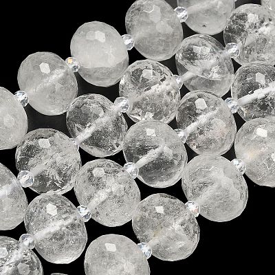 Природных кристаллов кварца бисер нитей G-L642-I02-18x13mm-1