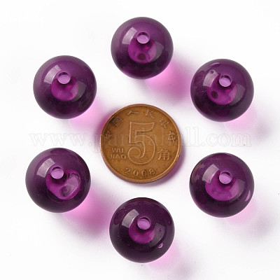 Прозрачные акриловые бусины MACR-S370-A16mm-743-1