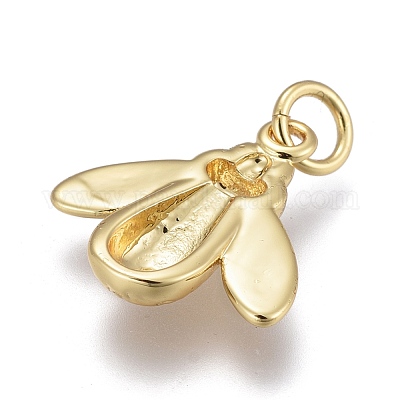 Латунные подвески ZIRC-M108-59G-1