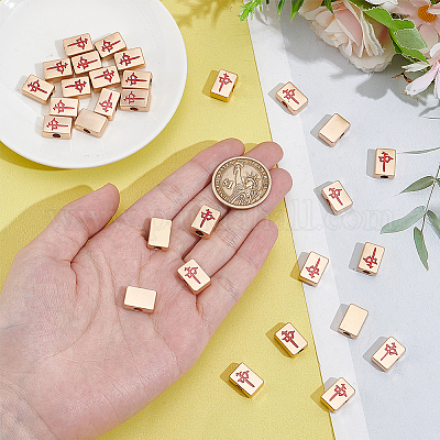 24 шт. 2 вида бусин из цинкового сплава FIND-NB0006-63-1