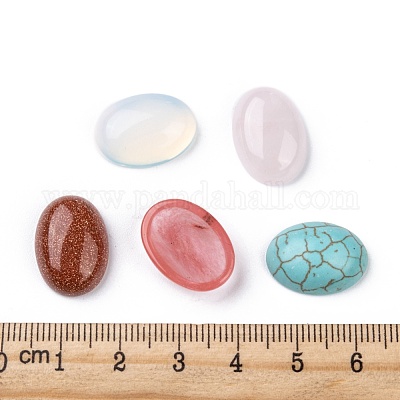 Кабошоны из камня G-G529-13x18mm-M2-1