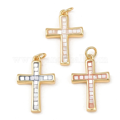 Латунь эмаль подвески KK-L255-07G-1