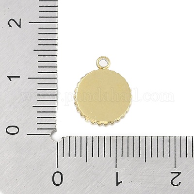 Акриловые подвески с искусственным жемчугом STAS-P366-28G-1