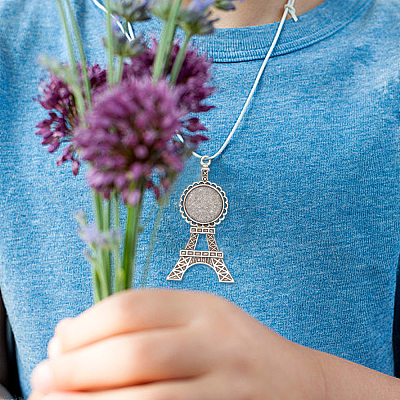 Набор для самостоятельного изготовления подвески в виде Эйфелевой башни DIY-GO0001-69-1