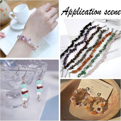 Натуральные бусины из драгоценных камней 160 г 8 стиля G-NB0002-53B-1