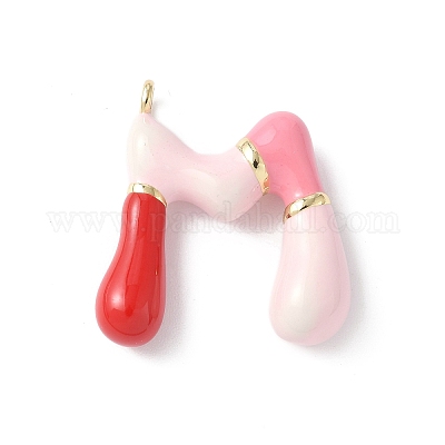 Латунь эмаль подвески KK-E093-03G-M-02-1