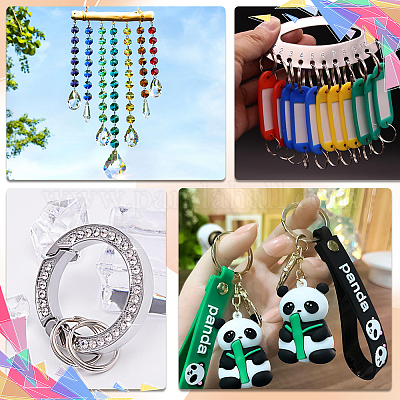 500 шт. разъемные кольца из нержавеющей стали 304 STAS-SP0001-66C-1