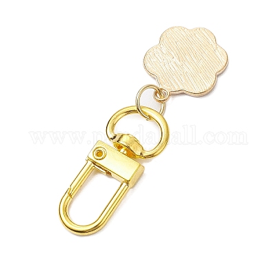 Подвески из эмали из цветочного сплава HJEW-JM02691-01-1