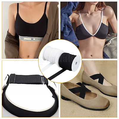 20 ярд 2-х цветных плоских нейлоновых эластичных шнуров OCOR-FG0002-40-1