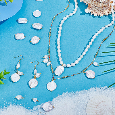 20 шт. 5 подвески из натурального жемчуга PALLOY-PH01822-1