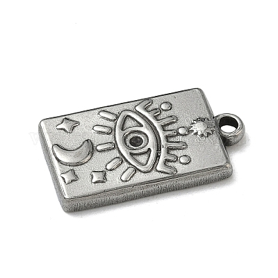 Подвеска из нержавеющей стали 304 со стразами STAS-P422-07P-1