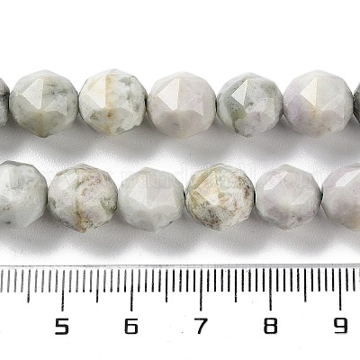 Естественный мир нефрит бисер пряди G-NH0021-A08-02-1