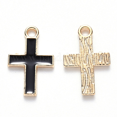 Подвески из эмали и сплава ENAM-S121-122B-1